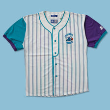 Vintage Starter Charlotte Hornets Cotton Jersey Large - Double Double Vintage