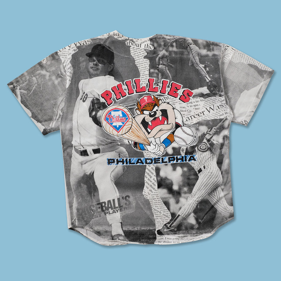 Vintage Philadelphia Phillies Taz Jersey XLarge - Double Double Vintage