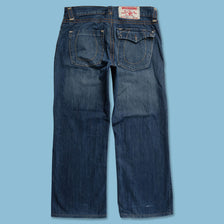 Y2K True Religion Baggy Pants 38x33 - Double Double Vintage