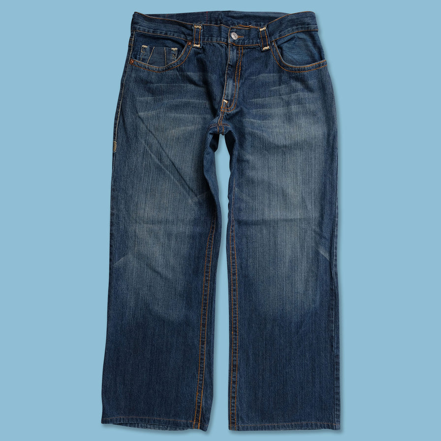 Y2K True Religion Baggy Pants 38x33 - Double Double Vintage