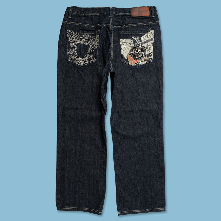Y2K Phat Farm Baggy Pants 36x32 - Double Double Vintage