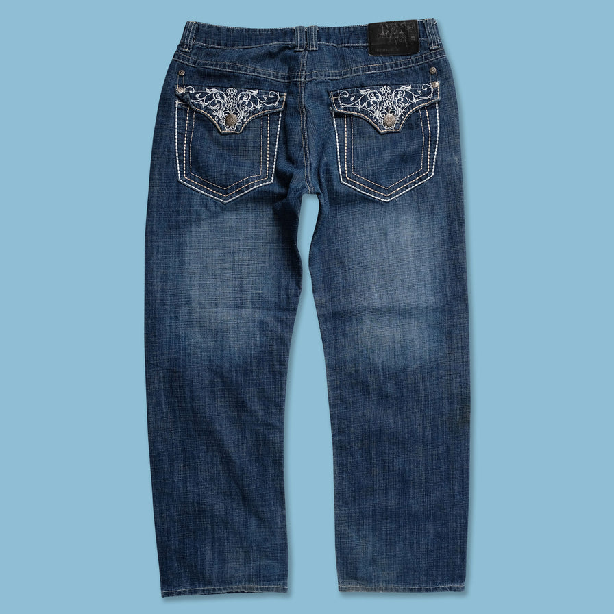 Y2K Denim Pants 38x32 - Double Double Vintage