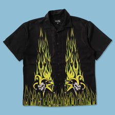 Y2K Flames Shirt Large