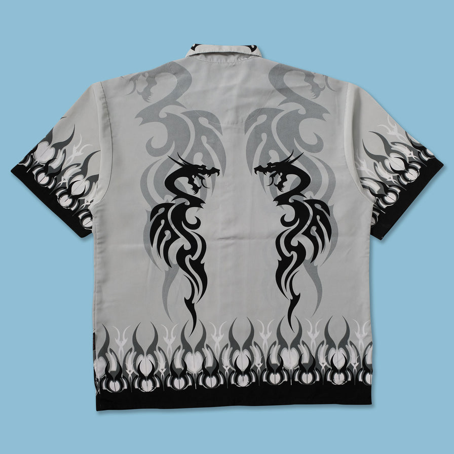 Y2K Tribal Shirt XXL - Double Double Vintage