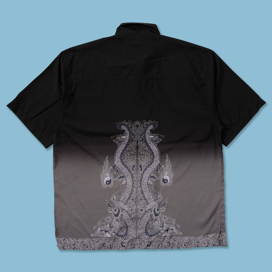 Y2K Pattern Shirt XLarge - Double Double Vintage