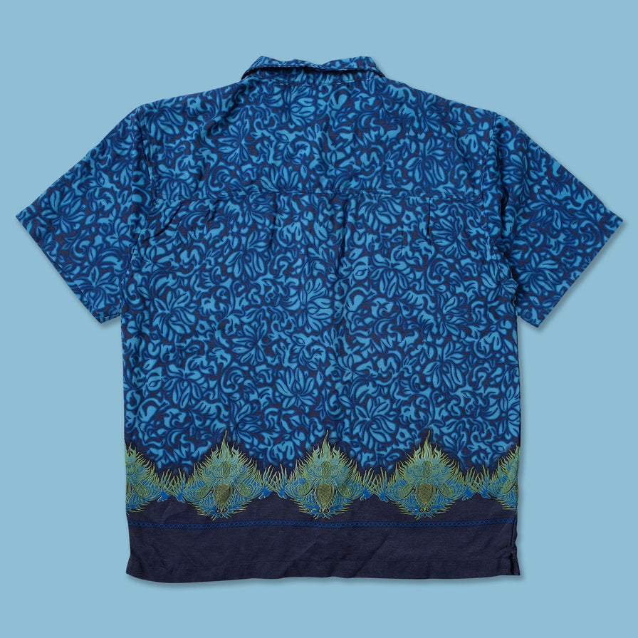 Y2K Floral Shirt Large - Double Double Vintage