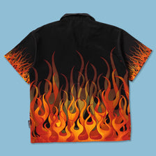 Y2K Flames Shirt Small