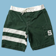 Michigan Spartans Swimming Shorts Large - Double Double Vintage