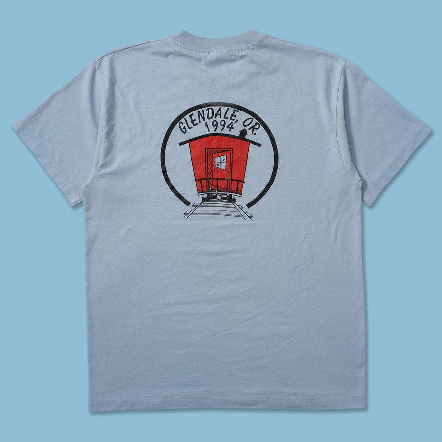 1994 Cycle Cow Creek Valley T-Shirt Medium - Double Double Vintage