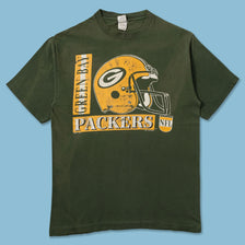 1990 Greenbay Packers T-Shirt Large - Double Double Vintage