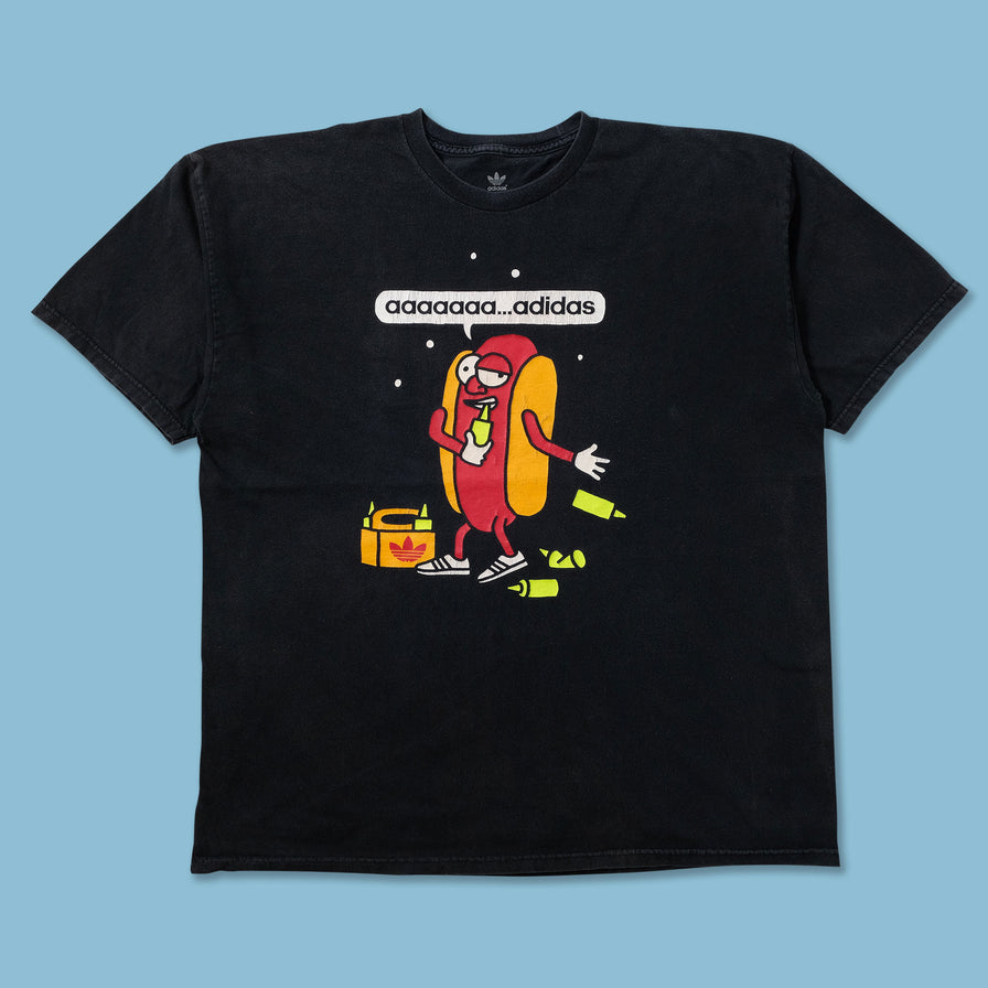 adidas T-Shirt XLarge - Double Double Vintage