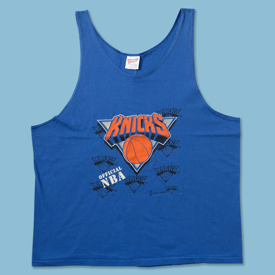 Vintage New York Knicks Tank Top XLarge - Double Double Vintage
