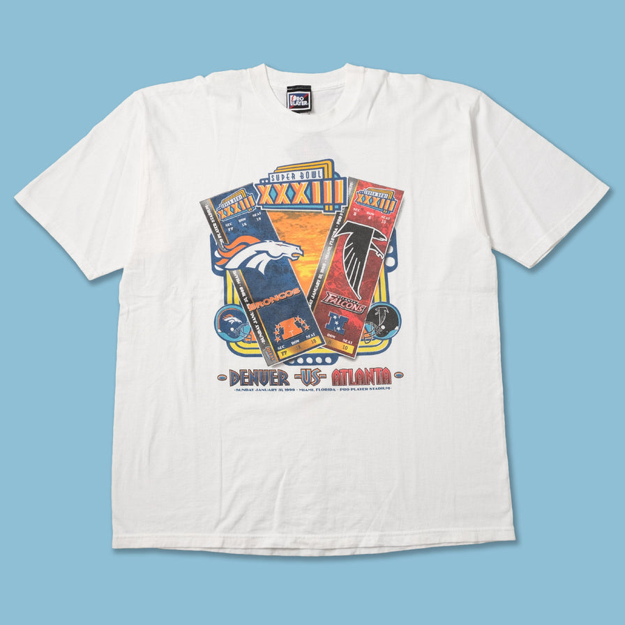 Vintage 1998 Super Bowl T-Shirt XLarge 