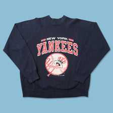 Vintage 1989 New York Yankees Sweater Medium 