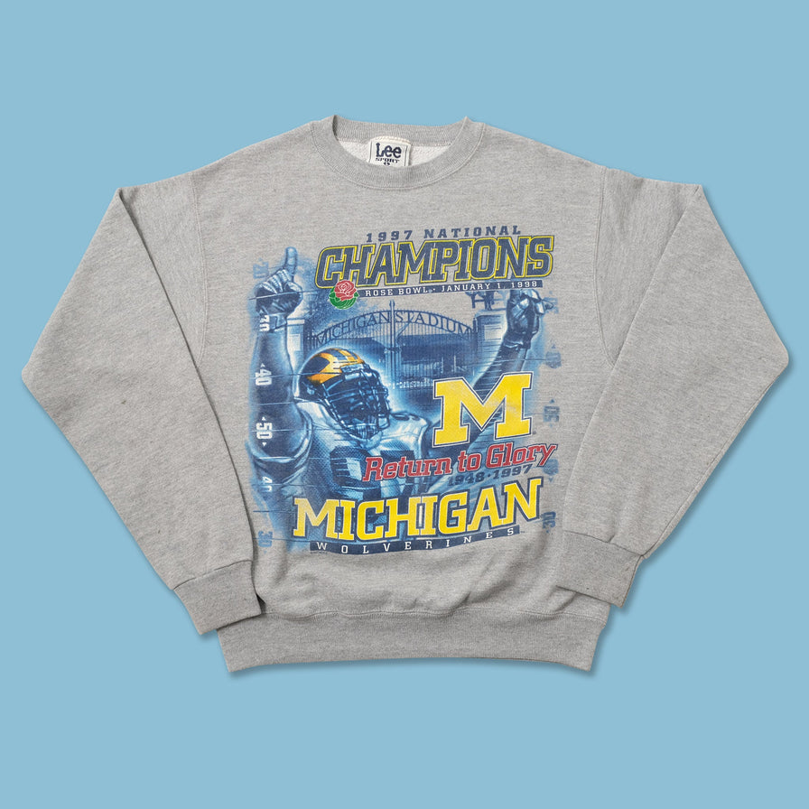 Vintage 1997 Michigan Wolverines Sweater Small 
