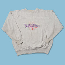 Vintage 1996 Northwestern Wildcats Sweater Large 
