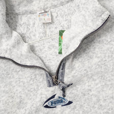 Vintage Puma Fleece Q-Zip Sweater XLarge 