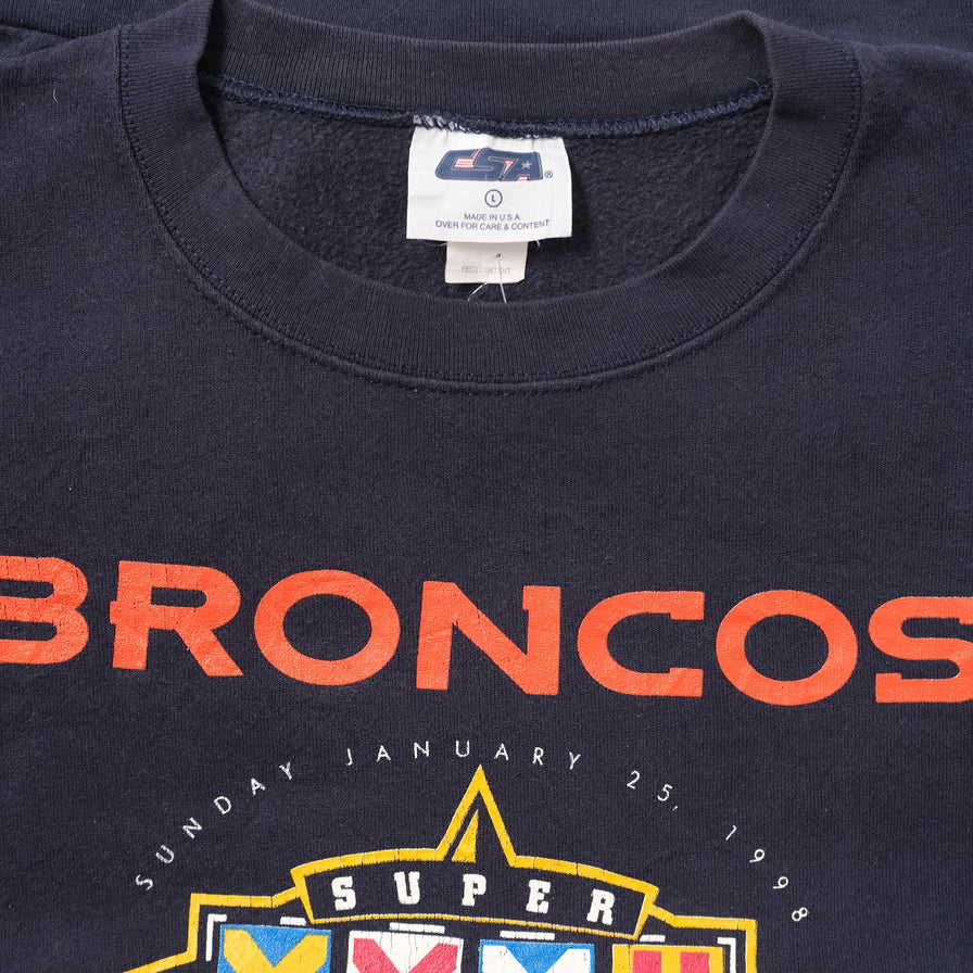Vintage 1998 Denver Broncos Sweater Large 
