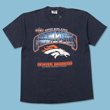 Vintage 1998 Denver Broncos Super Bowl T-Shirt Large 