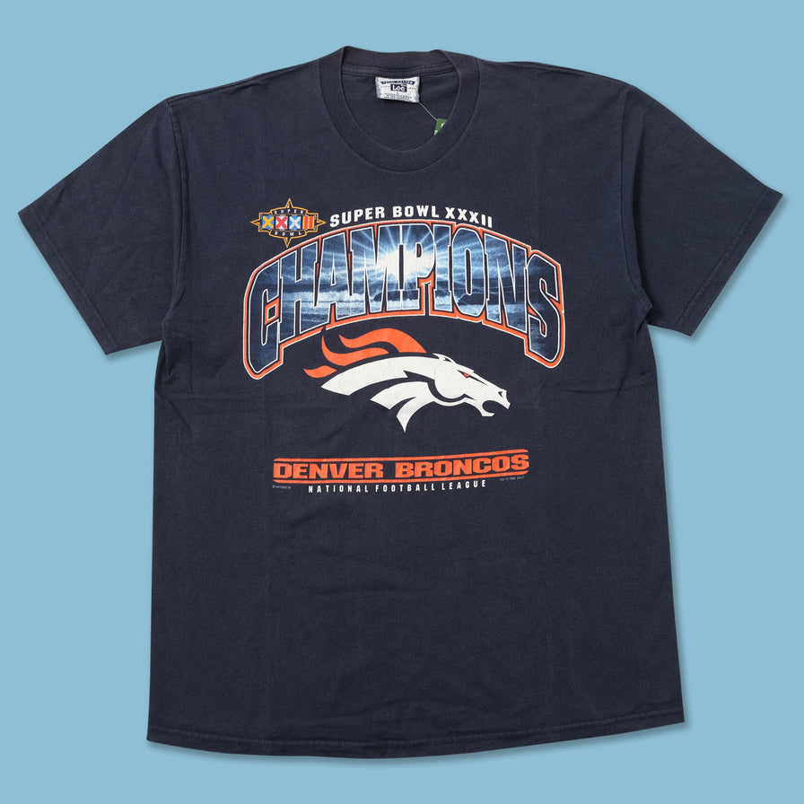 Vintage 1998 Denver Broncos Super Bowl T-Shirt Large 