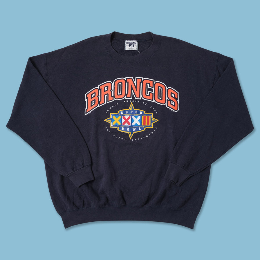 Vintage 1998 Denver Broncos Super Bowl Sweater XLarge 