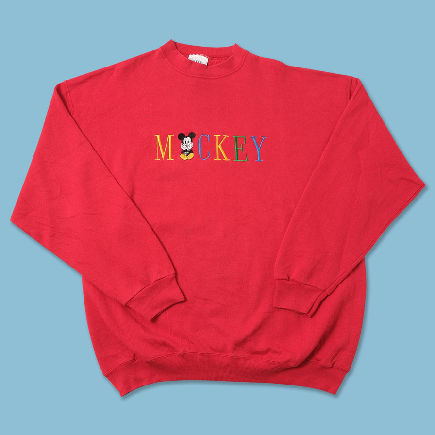 Vintage Mickey Mouse Sweater Large 