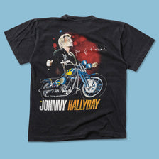 Vintage Johnny Hallyday T-Shirt Small 
