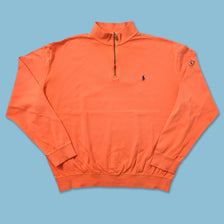 Vintage Polo Ralph Lauren Q-Zip Sweater XLarge 