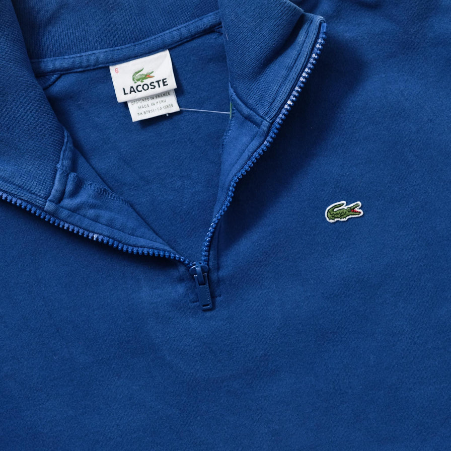 Vintage Lacoste Q-Zip Sweater Large 