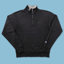 Vintage Champion Q-Zip Sweater Small 