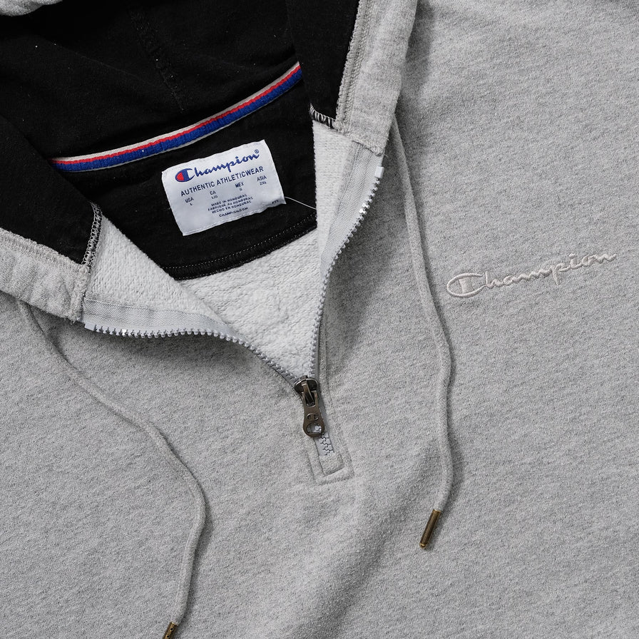 Vintage Champion Q-Zip Hoody Large 
