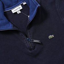 Women's Lacoste Q-Zip Sweater Medium 