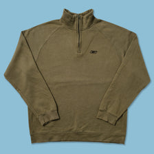 Vintage Reebok Q-Zip Sweater XLarge 