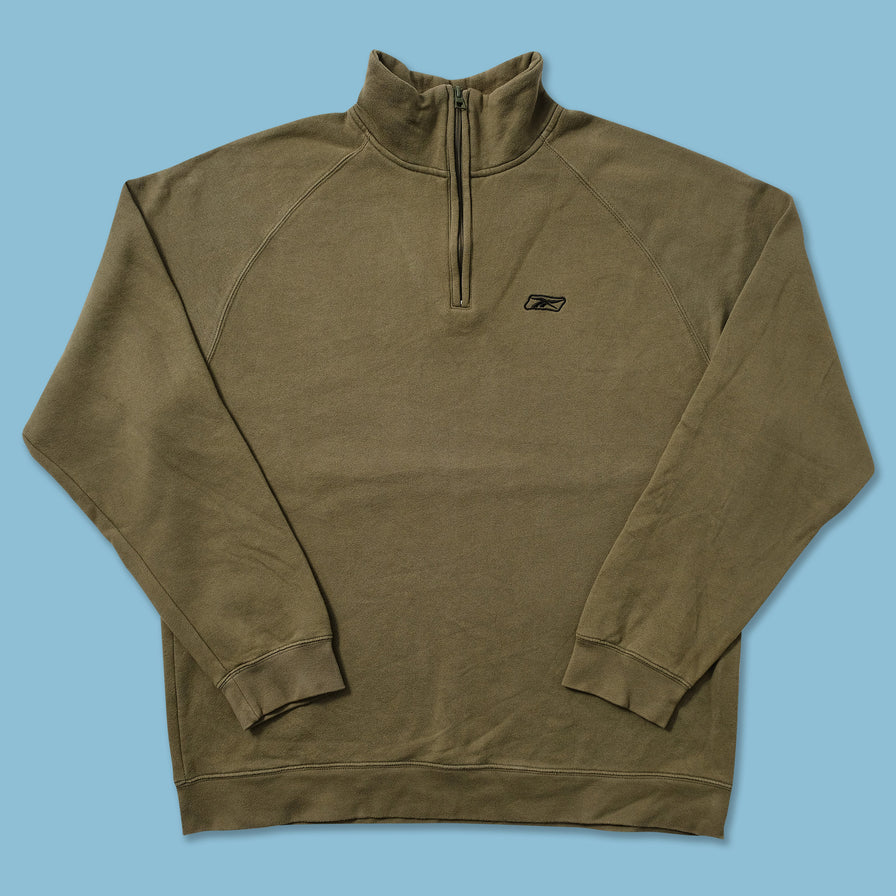 Vintage Reebok Q-Zip Sweater XLarge 