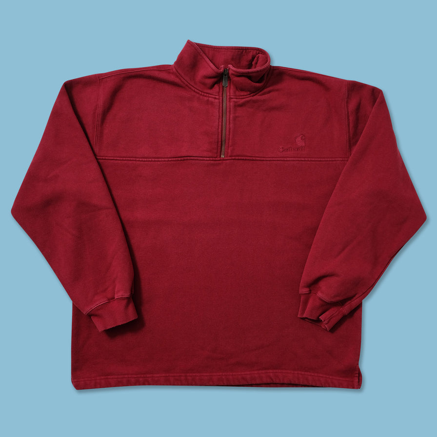 Vintage Carhartt Q-Zip Sweater XLarge 