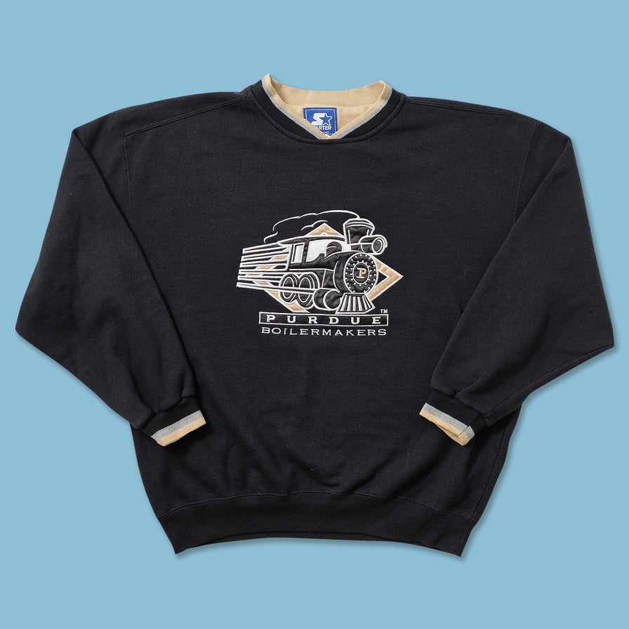 Vintage Starter Purdue Boilermakers Sweater Large 