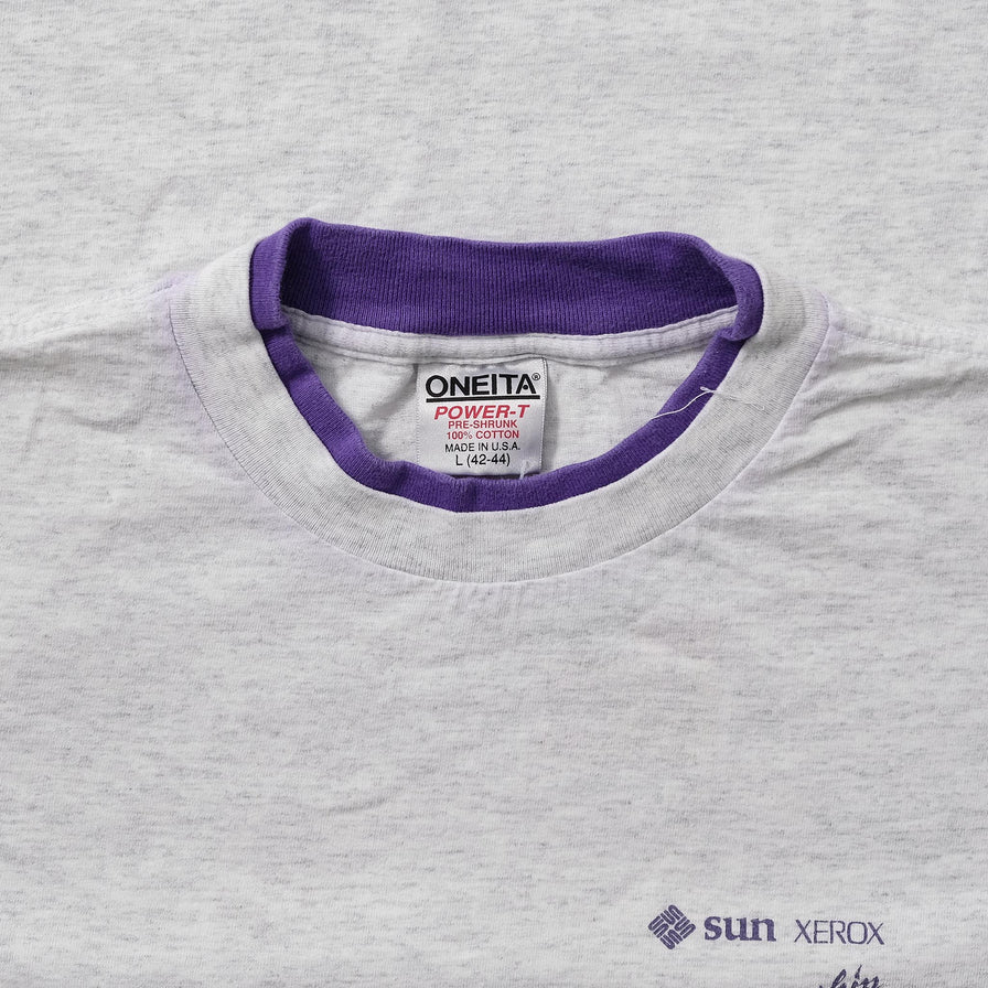 Vintage Sun Xerox T-Shirt Large 