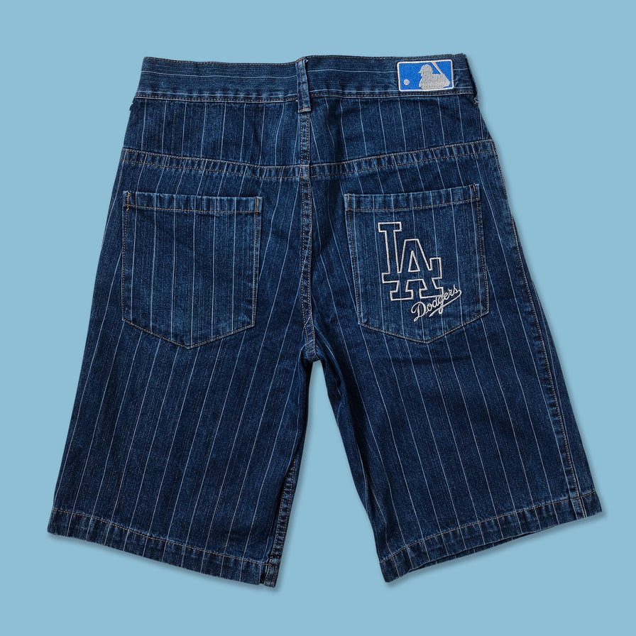 Y2K Los Angeles Dodgers Jorts W34 - Double Double Vintage