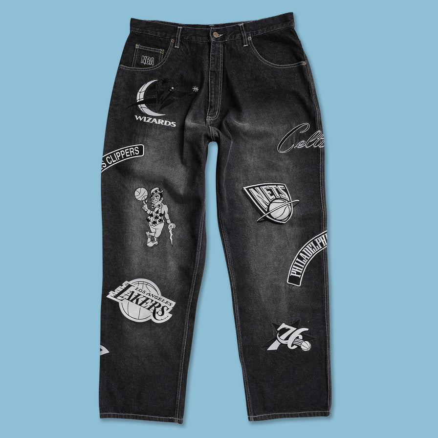 Y2K NBA Baggy Pants 36x34 - Double Double Vintage