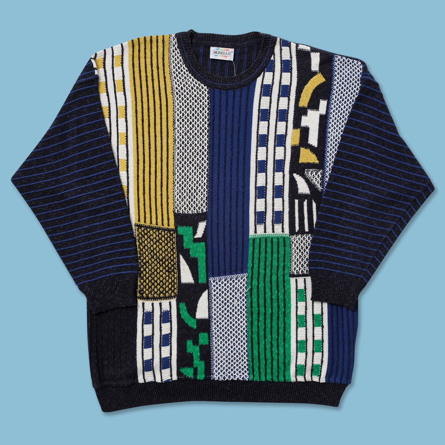 Vintage Coogi Style Knit Sweater Medium - Double Double Vintage