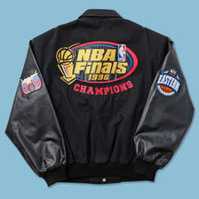 1996 Chicago Bulls Leather Varsity Jacket Large