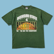 1999 Michigan State Spartans T-Shirt Large - Double Double Vintage