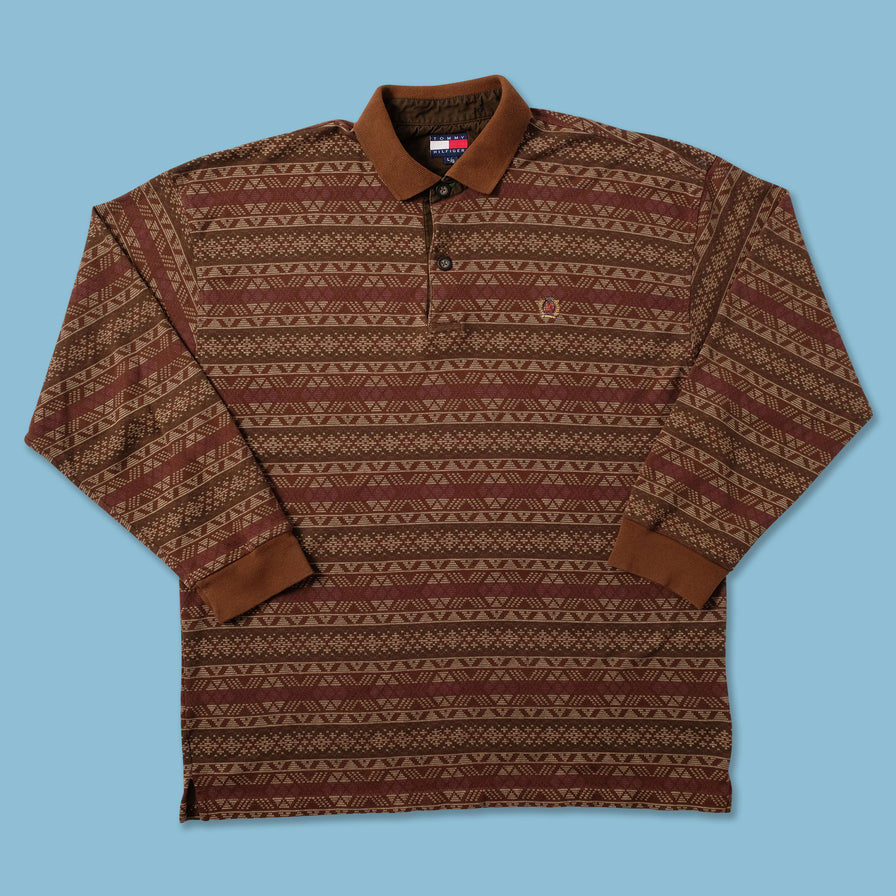 Vintage Tommy Hilfiger Rugby Sweater Large - Double Double Vintage
