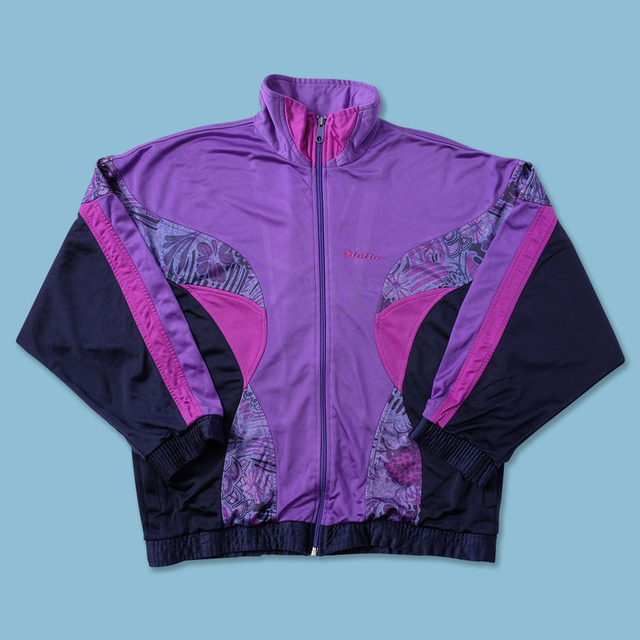 Women's Lotto Track Jacket Small - Double Double Vintage