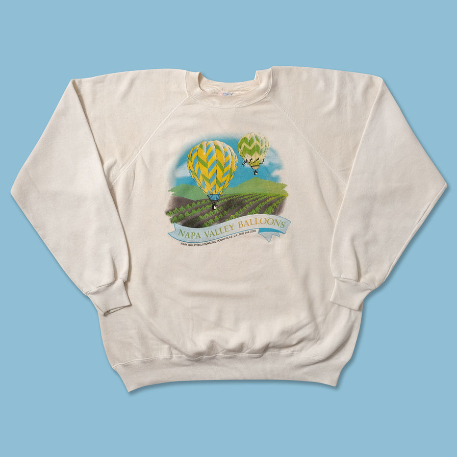 Vintage Napa Valley Balloons Sweater Medium - Double Double Vintage