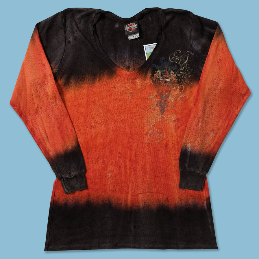 Women's Y2K Harley Davidson Longsleeve Small - Double Double Vintage