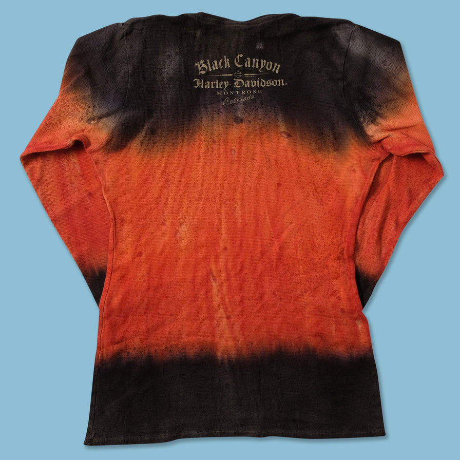 Women's Y2K Harley Davidson Longsleeve Small - Double Double Vintage