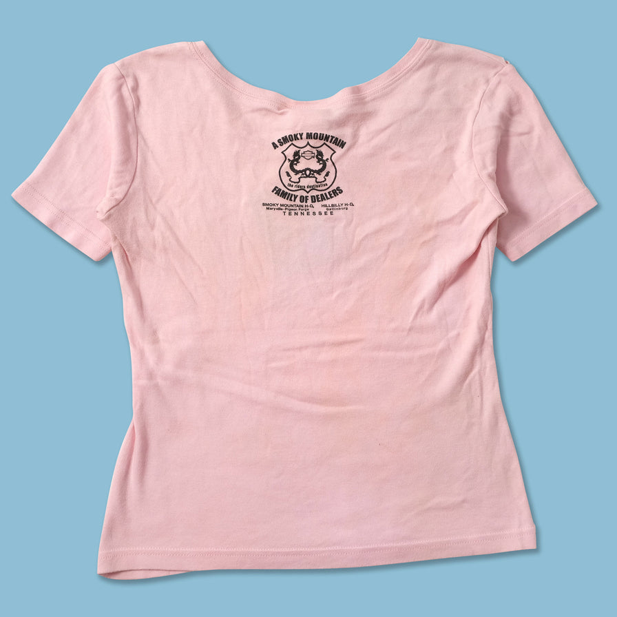 Women's Y2K Harley Davidson Top Small - Double Double Vintage