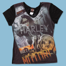 Women's Y2K Harley Davidson Top Medium