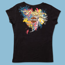 Women's Y2K Harley Davidson Top Medium - Double Double Vintage